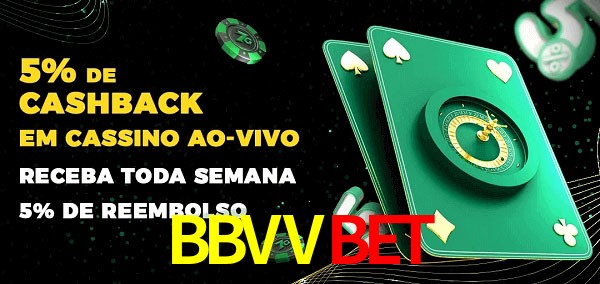 Promoções do cassino ao Vivo BBVVbet